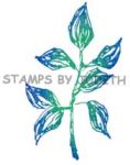 I-146 Carved Leaves Stem
